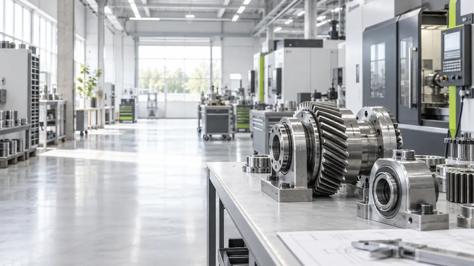 Industrielle Fertigung und technische Komponenten